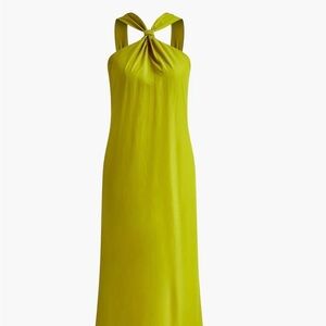 NWT Elegant Lime Green Maxi Dress